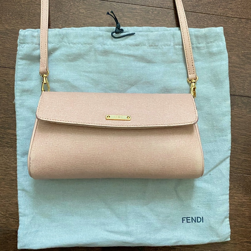 Fendi pink crossbody bag- excellent condition!